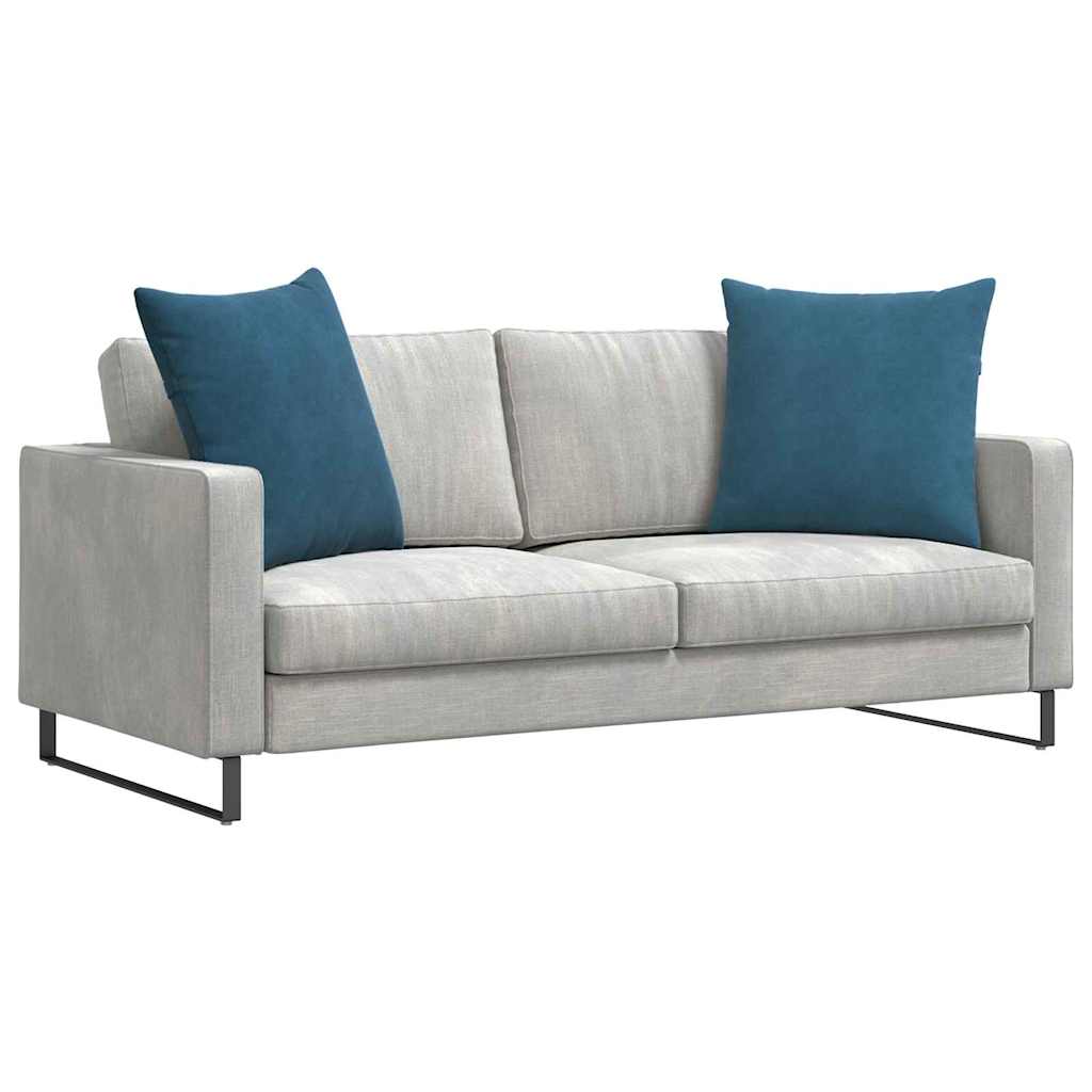 VidaXL Sofakissen 2 Stück blau 60 x 60 cm Cordstoff