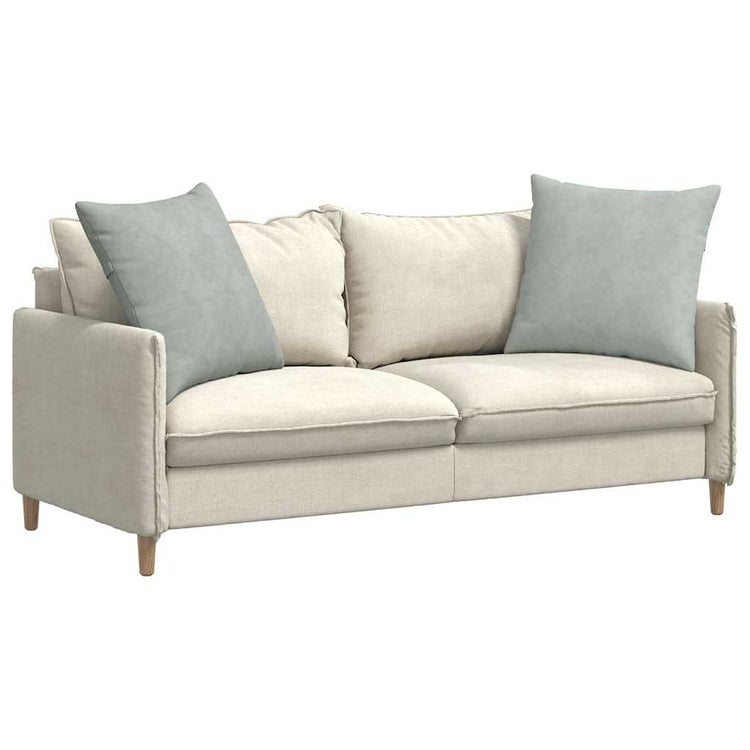 VidaXL Sofakissen 2 Stück hellgrau 60 x 60 cm Cordstoff