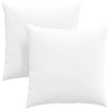 VidaXL Sofakissen 2 Stück weiß 80 x 80 cm Stoff