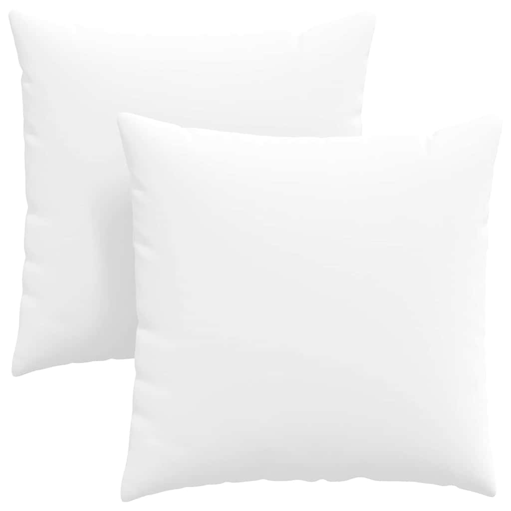 VidaXL Sofakissen 2 Stück weiß 80 x 80 cm Stoff