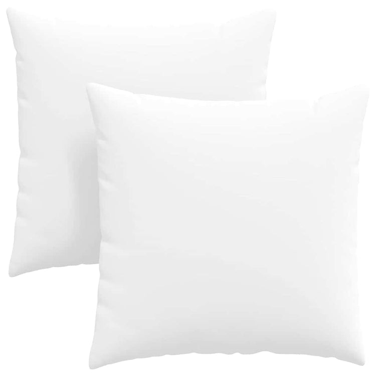 VidaXL Sofakissen 2 Stück weiß 80 x 80 cm Stoff