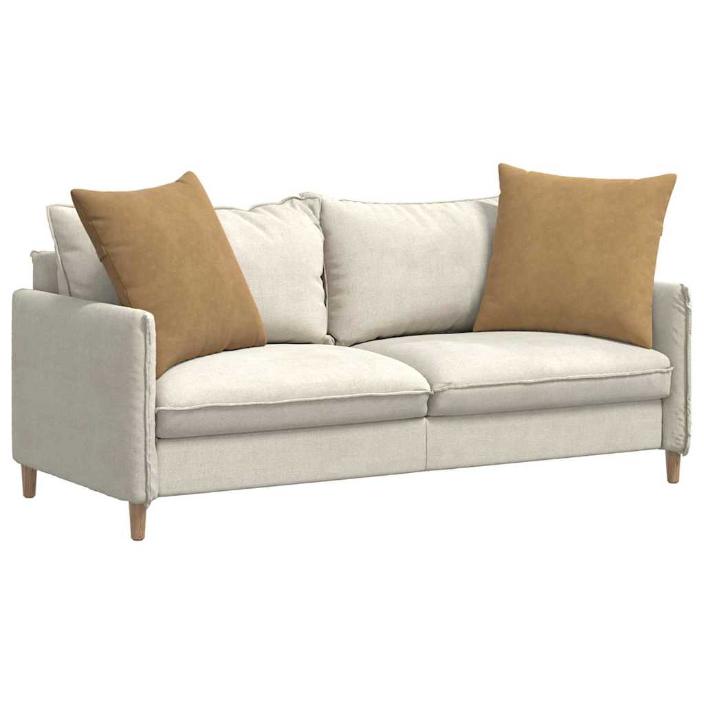 VidaXL Sofakissen 2 Stück braun 80 x 80 cm Cordstoff