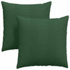 VidaXL Sofakissen 2 Stück dunkelgrün 80 x 80 cm Cordstoff