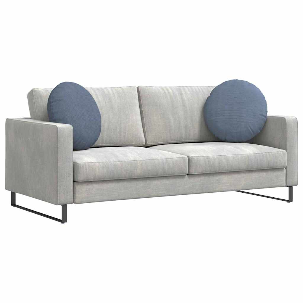 Vidaxx Sitzkissen 2 Stück blau ø 50 cm Baumwollstoff