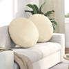 Vidaxx Sitzkissen 2 Stück creme ø 60 cm Baumwollstoff