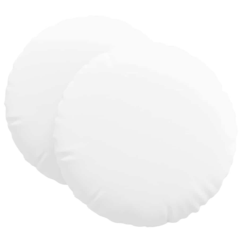 Vidaxx Sitzkissen 2 Stück weiß ø80 x 29 cm Stoff