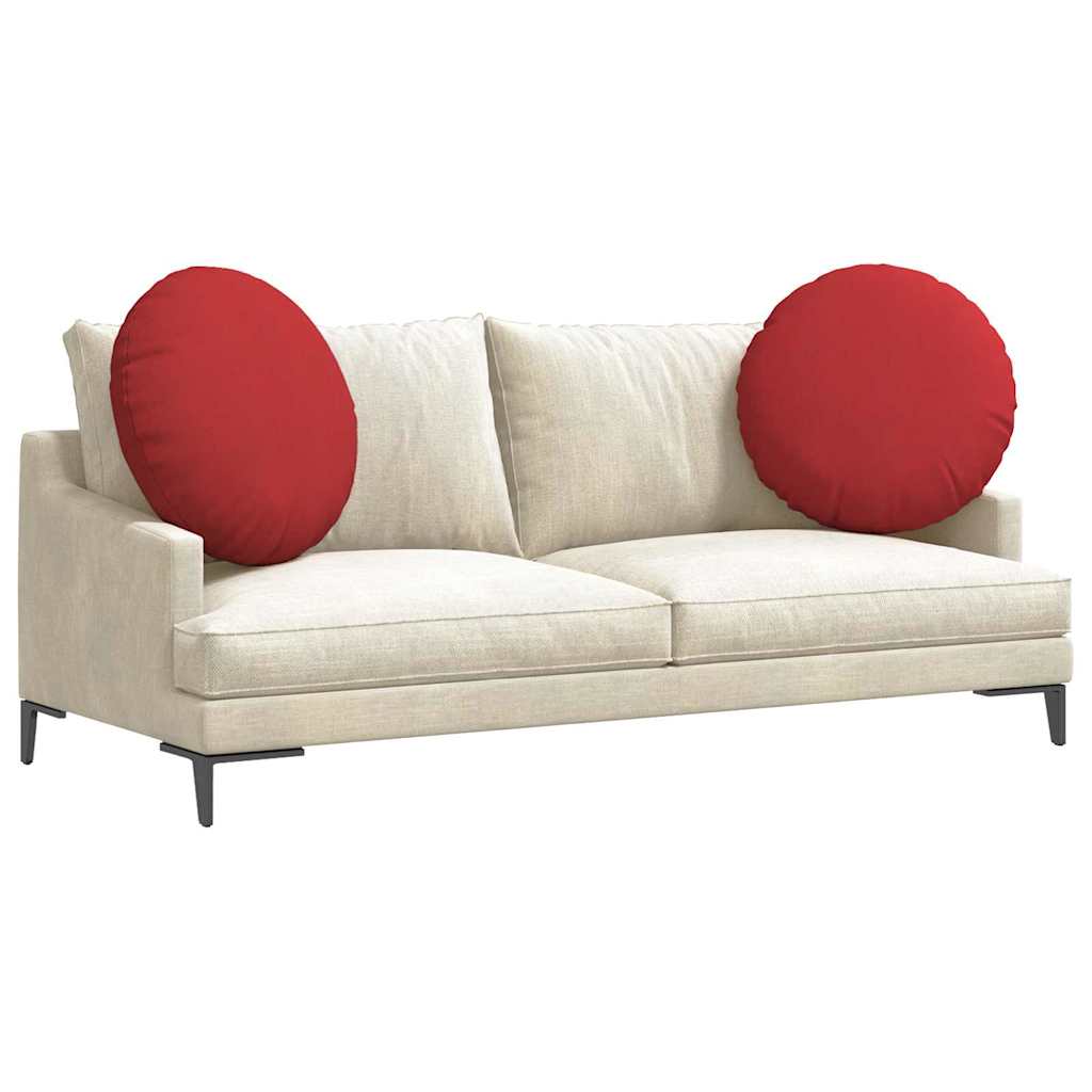 Vidaxx Sitzkissen 2 Stück rot ø80 x 29 cm Stoff