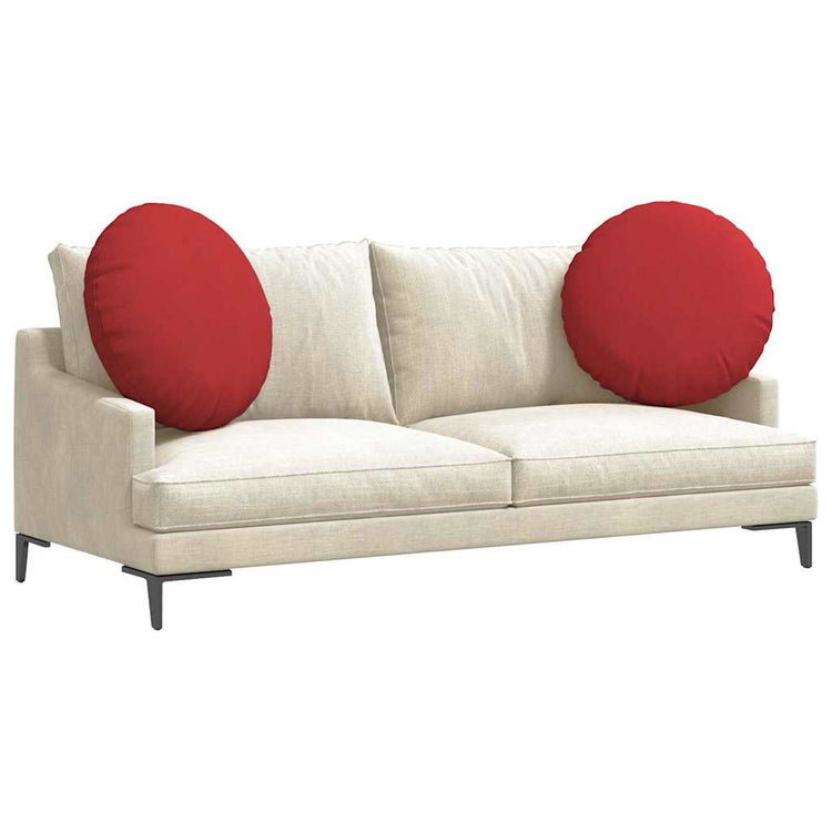 Vidaxx Sitzkissen 2 Stück rot ø80 x 29 cm Stoff