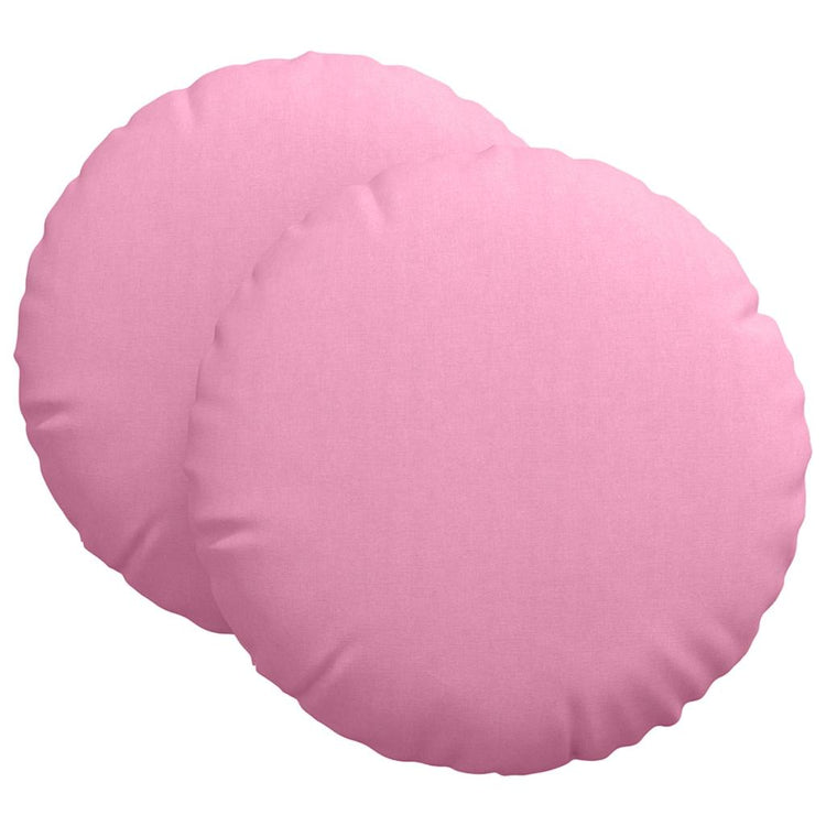Vidaxx Sitzkissen 2 Stück rosa ø80 x 29 cm Stoff