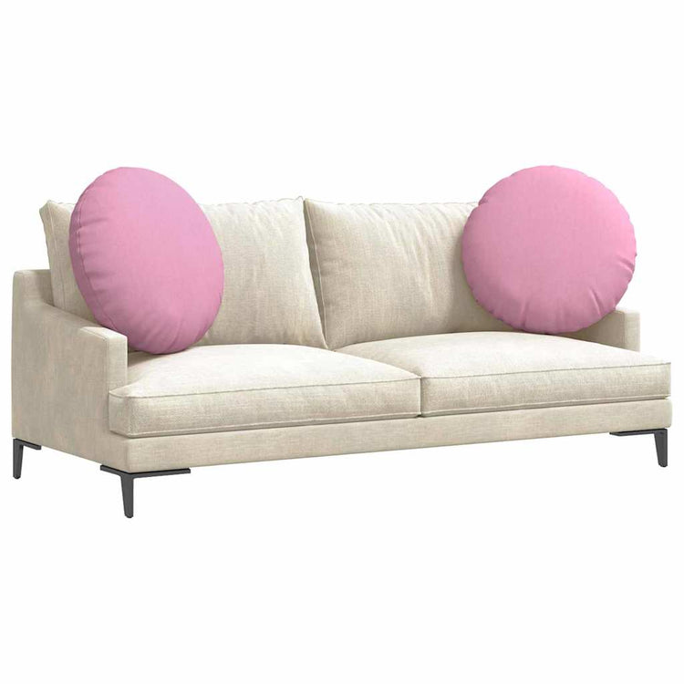 Vidaxx Sitzkissen 2 Stück rosa ø80 x 29 cm Stoff
