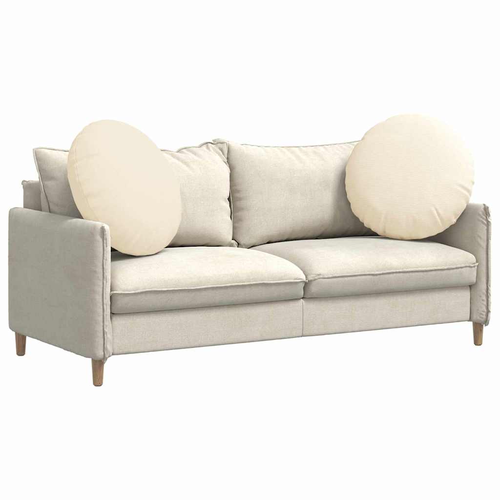 Vidaxx Sitzkissen 2 Stück creme ø 80 cm Baumwollstoff