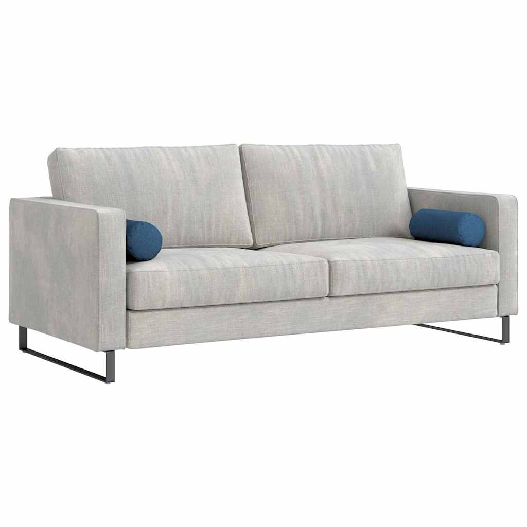 VidaXL Nackenkissen 2 Stück blau ø 15 x 40 cm Stoff