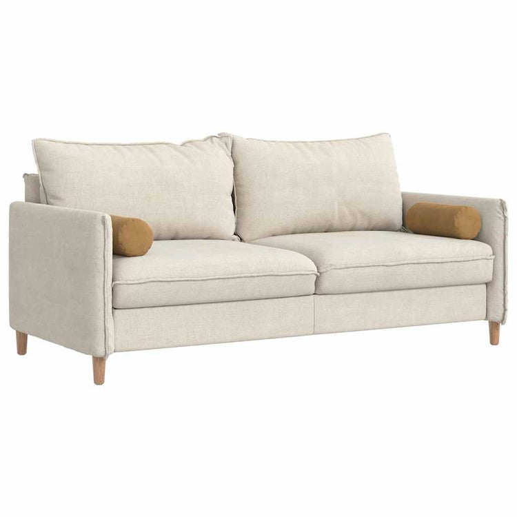 Vidaxx Nackenkissen 2 Stück braun ø 15 x 40 cm Cordstoff