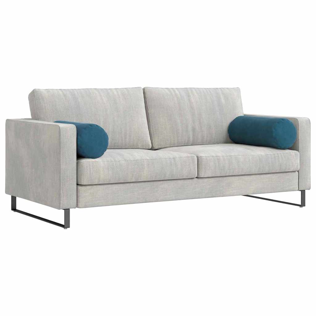 Vidaxx Nackenkissen 2 Stück blau ø 25 x 70 cm Cordstoff