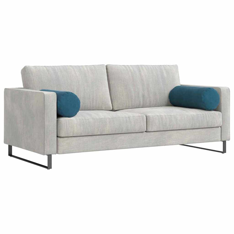 Vidaxx Nackenkissen 2 Stück blau ø 25 x 70 cm Cordstoff
