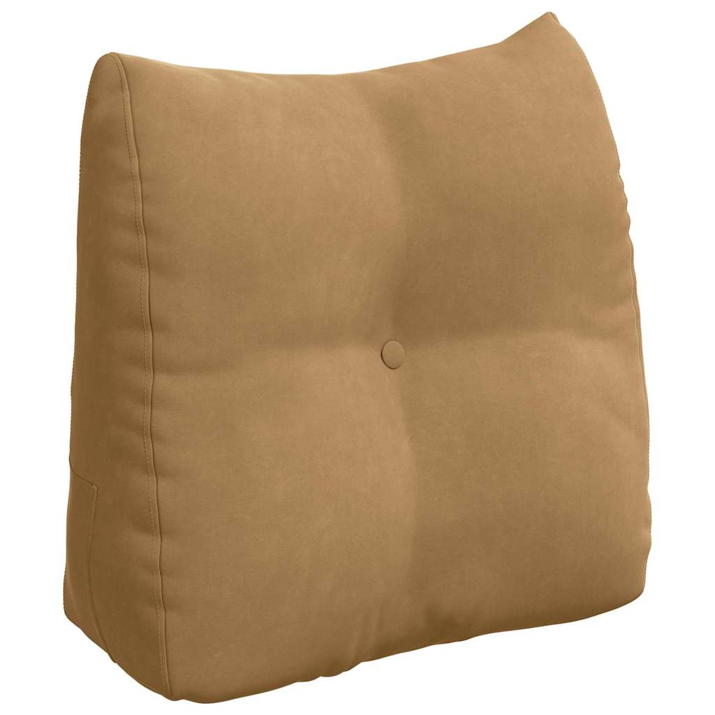 Vidaxx Rückenkissen braun 45 x 24 x 50 cm Samt