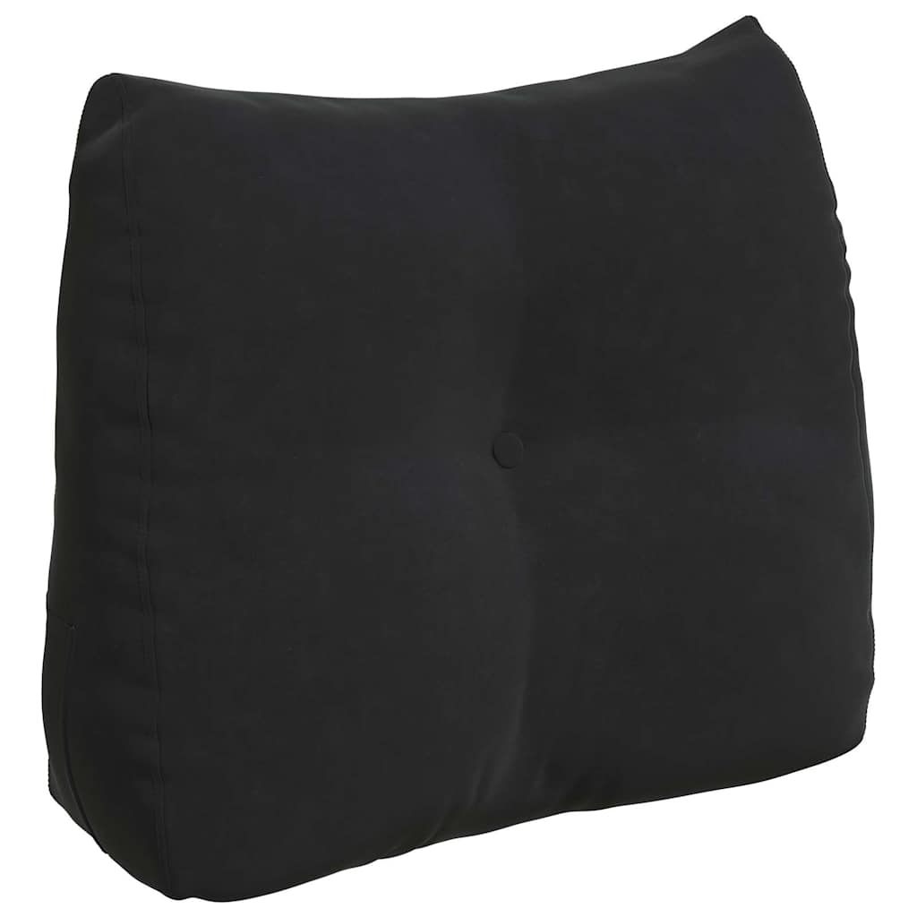 Vidaxx Rückenkissen Schwarz 60 x 24 x 50 cm Samt