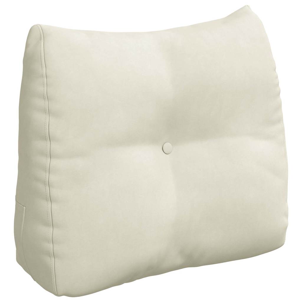Vidaxx Rückenkissen Creme 60 x 24 x 50 cm Samt