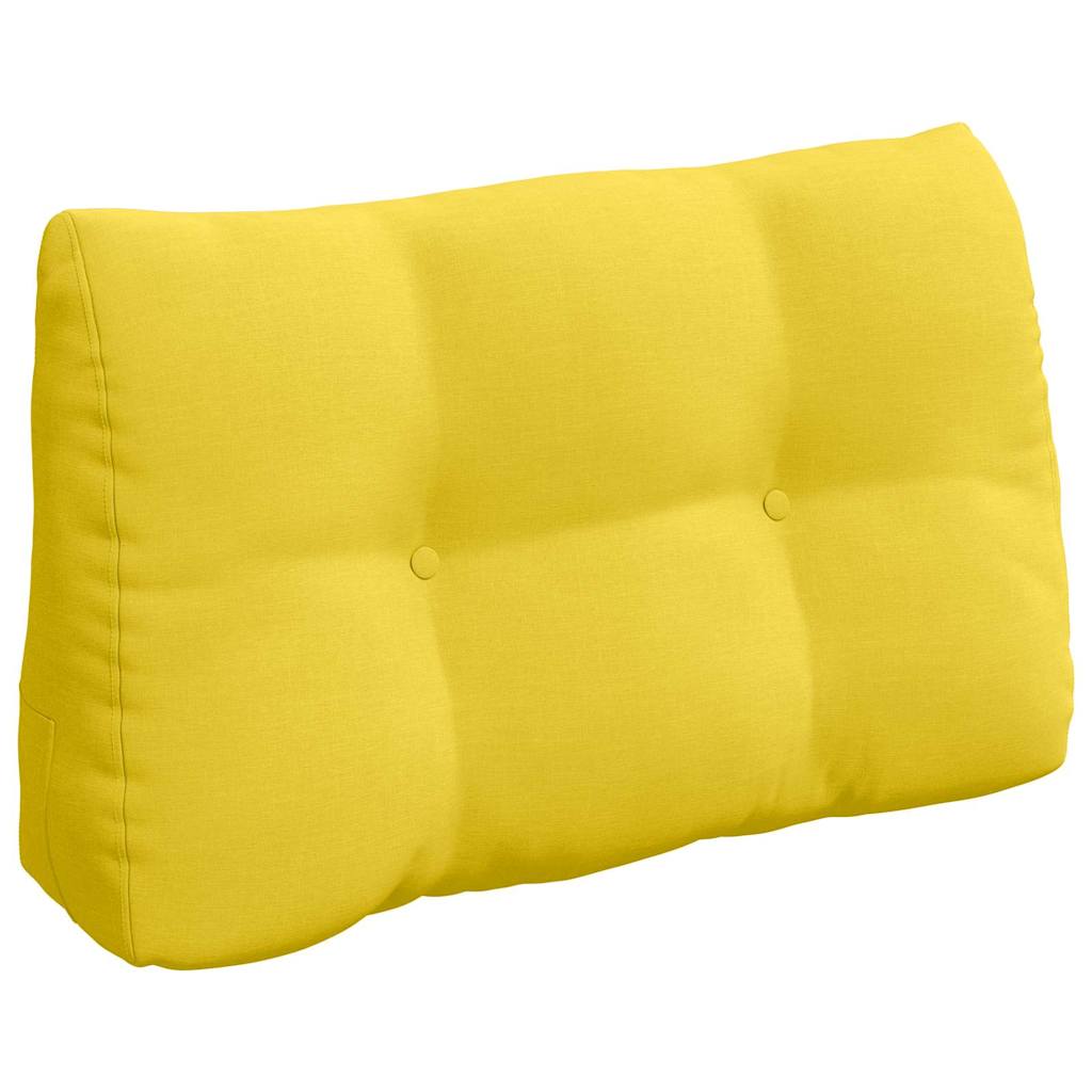 Vidaxx Rückenkissen Hellgelb 80 x 24 x 50 cm Stoff