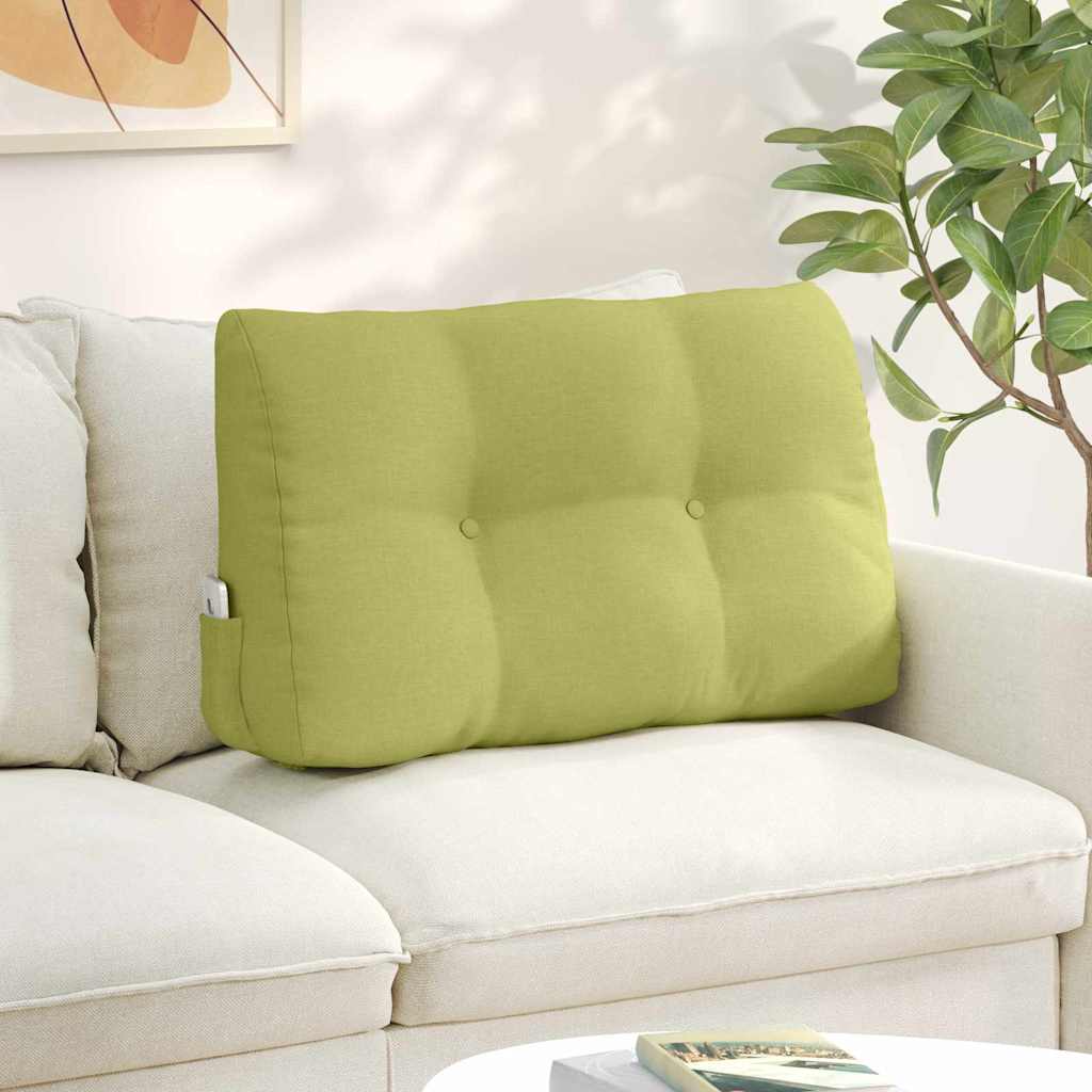 VidaXL Rückenkissen Hellgrün 80 x 24 x 50 cm Stoff