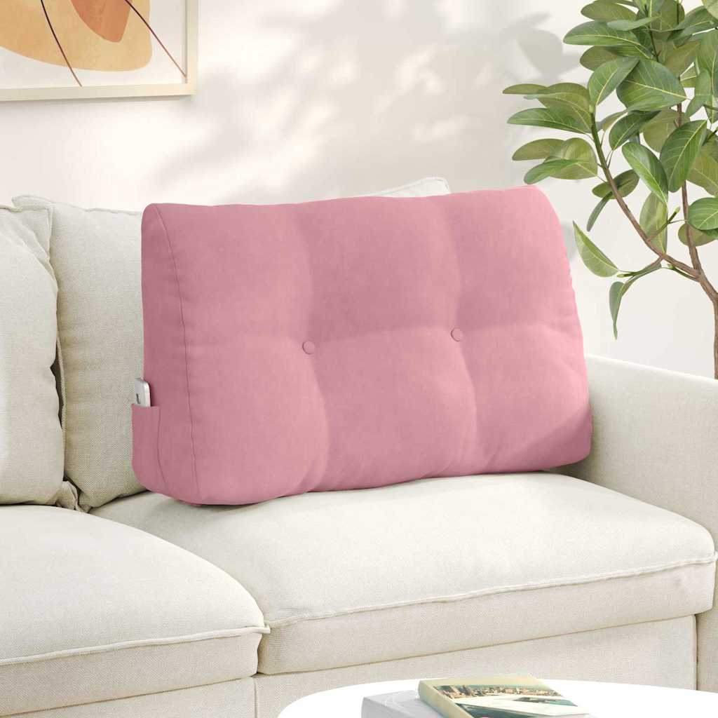 Vidaxx Rückenkissen rosa 80 x 24 x 50 cm Samt