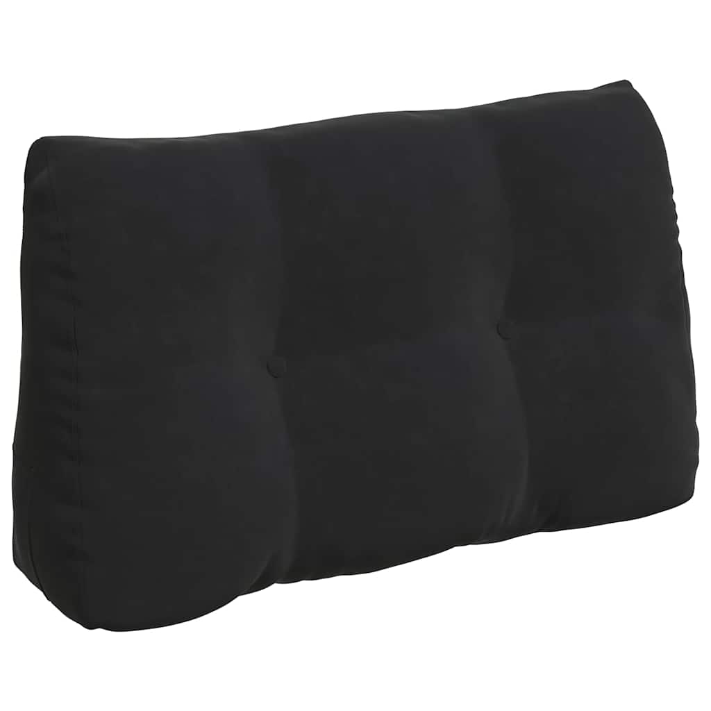 Vidaxx Rückenkissen Schwarz 80 x 24 x 50 cm Samt