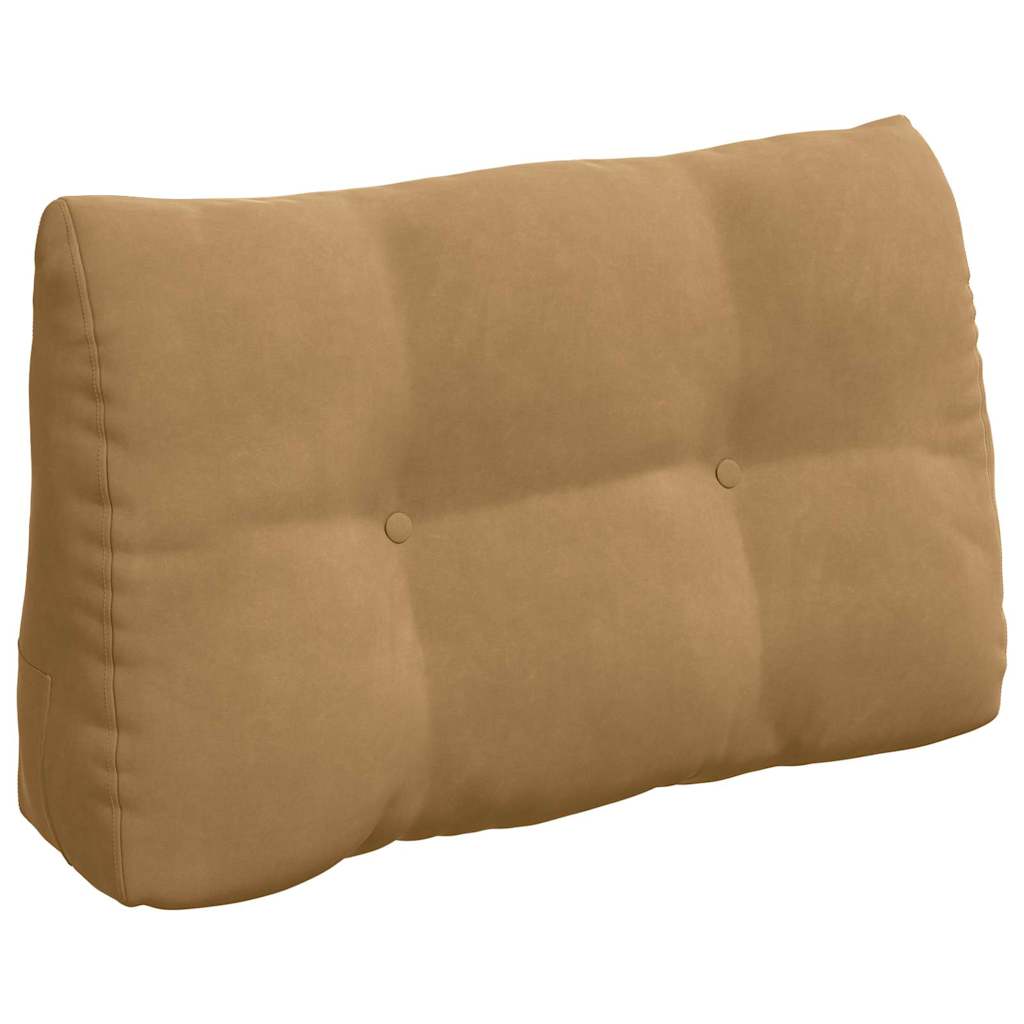 Vidaxx Rückenkissen braun 80 x 24 x 50 cm Samt