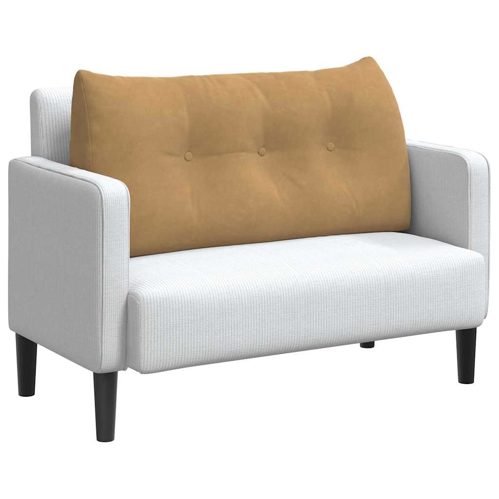 Vidaxx Rückenkissen braun 100 x 24 x 50 cm Samt