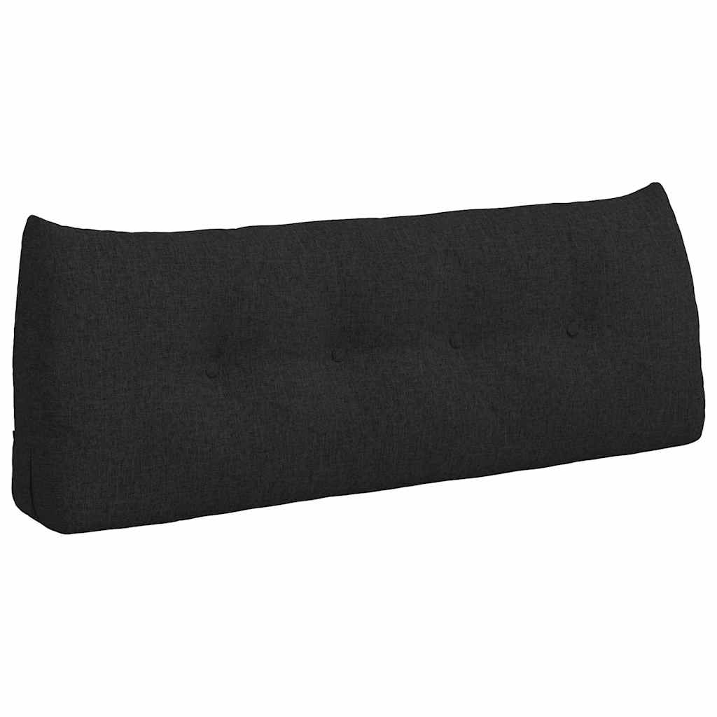 Vidaxx Rückenkissen schwarz 120 x 24 x 50 cm Stoff