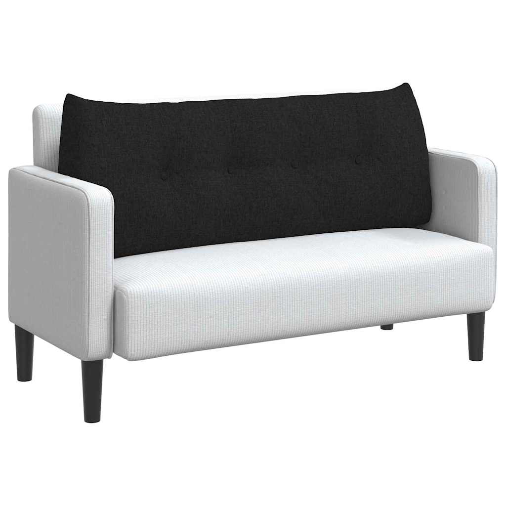 Vidaxx Rückenkissen schwarz 120 x 24 x 50 cm Stoff