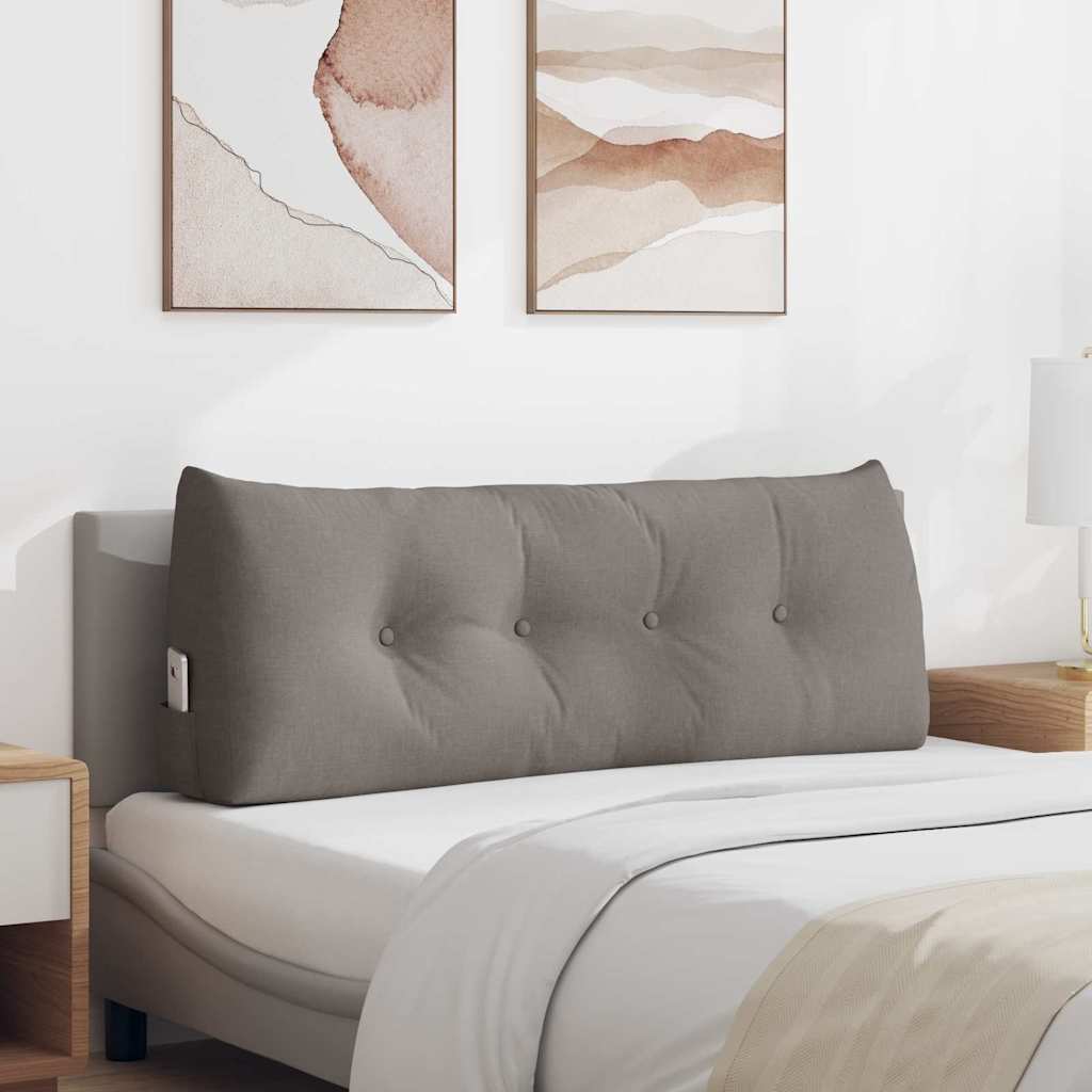 Vidaxx Rückenkissen Taupe 120 x 24 x 50 cm Stoff