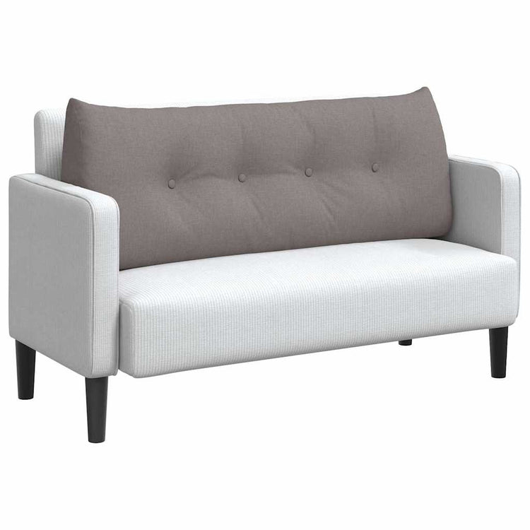 Vidaxx Rückenkissen Taupe 120 x 24 x 50 cm Stoff