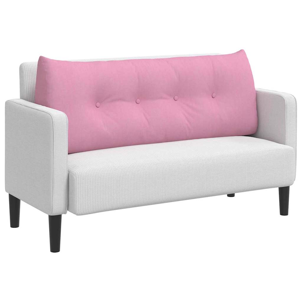 VidaXL Rückenkissen rosa 120 x 24 x 50 cm Stoff