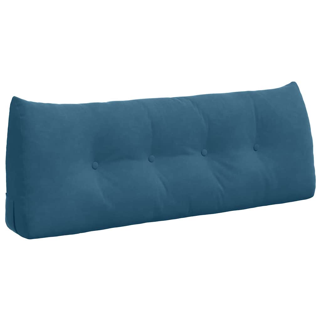 Vidaxx Rückenkissen blau 120 x 24 x 50 cm Samt