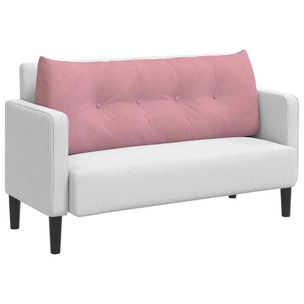 Vidaxx Rückenkissen rosa 120 x 24 x 50 cm Samt