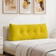 Vidaxx Rückenkissen gelb 120 x 24 x 50 cm Samt