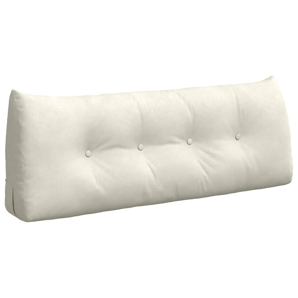 Vidaxx Rückenkissen Creme 120 x 24 x 50 cm Samt