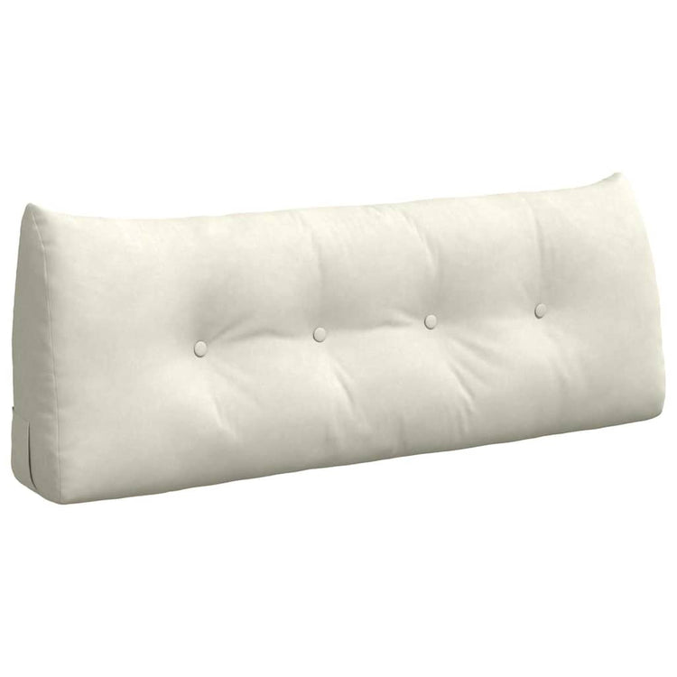 Vidaxx Rückenkissen Creme 120 x 24 x 50 cm Samt