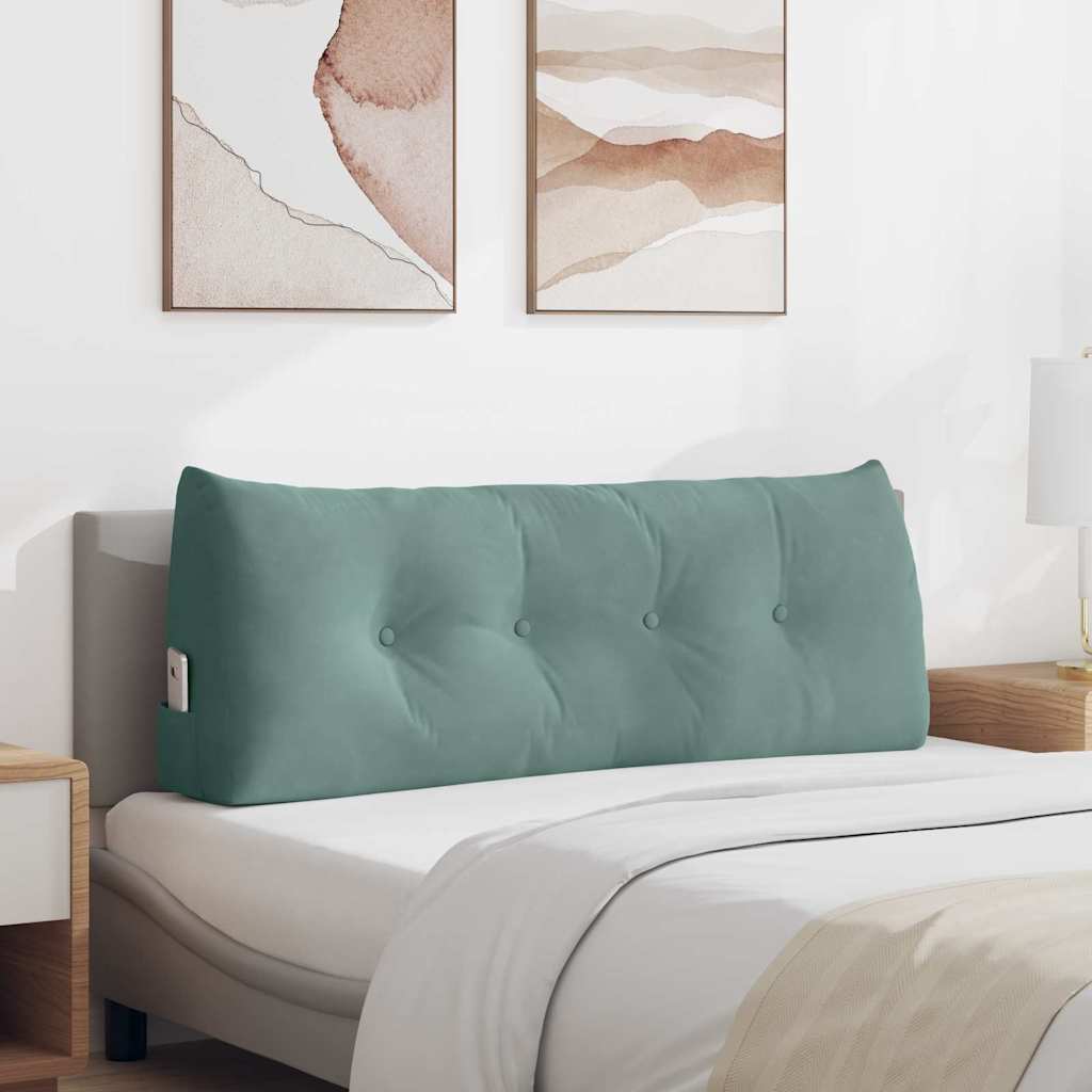 Vidaxx Rückenkissen Seegrün 120 x 24 x 50 cm Samt