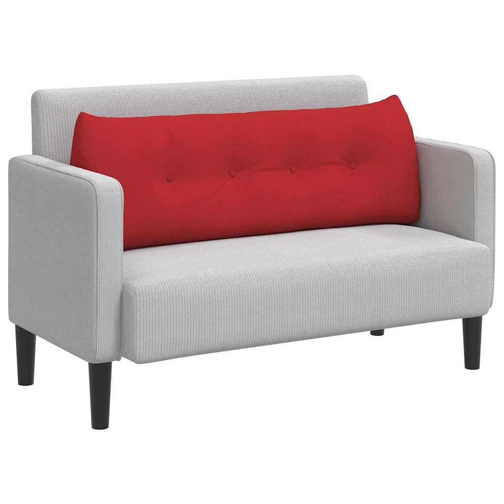 Vidaxx Rückenkissen rot 140 x 24 x 50 cm Stoff