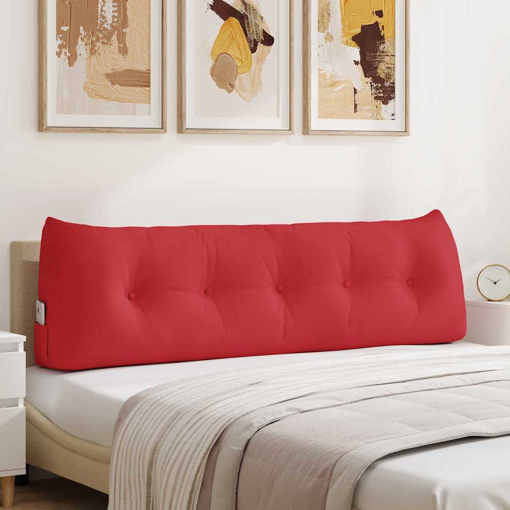 Vidaxx Rückenkissen rot 160 x 24 x 50 cm Stoff