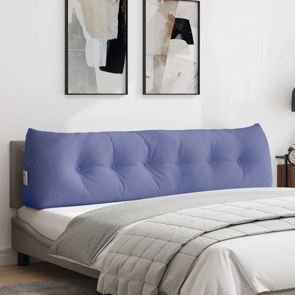 Vidaxx Rückenkissen Jeansblau 180 x 24 x 50 cm Stoff