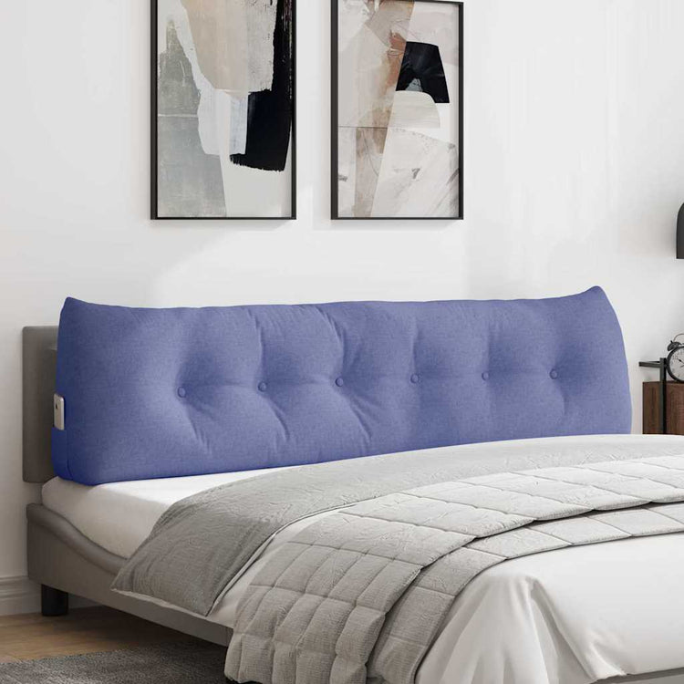 Vidaxx Rückenkissen Jeansblau 180 x 24 x 50 cm Stoff