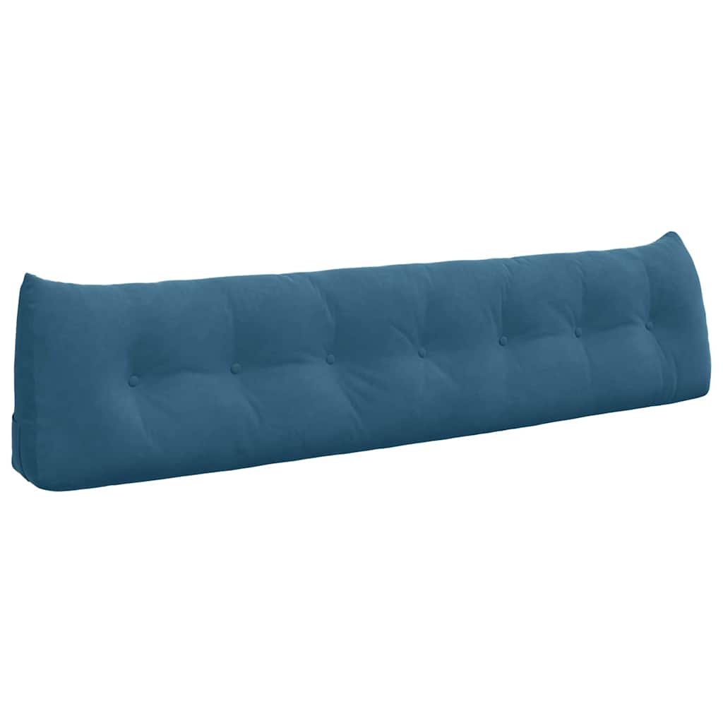 Vidaxx Rückenkissen Blau 200 x 24 x 50 cm Samt