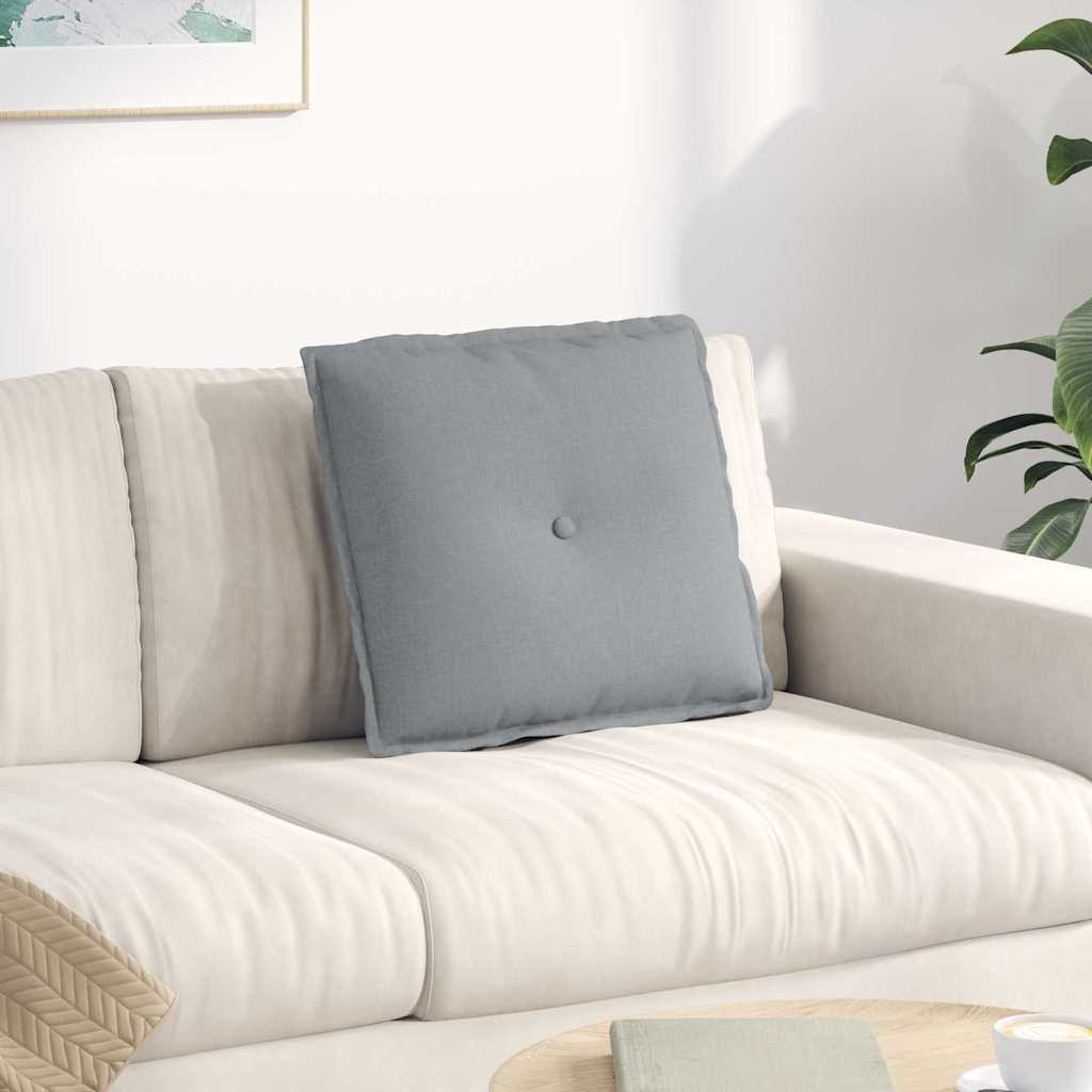 Vidaxx Rückenkissen hellgrau 50 x 19 x 45 cm Stoff
