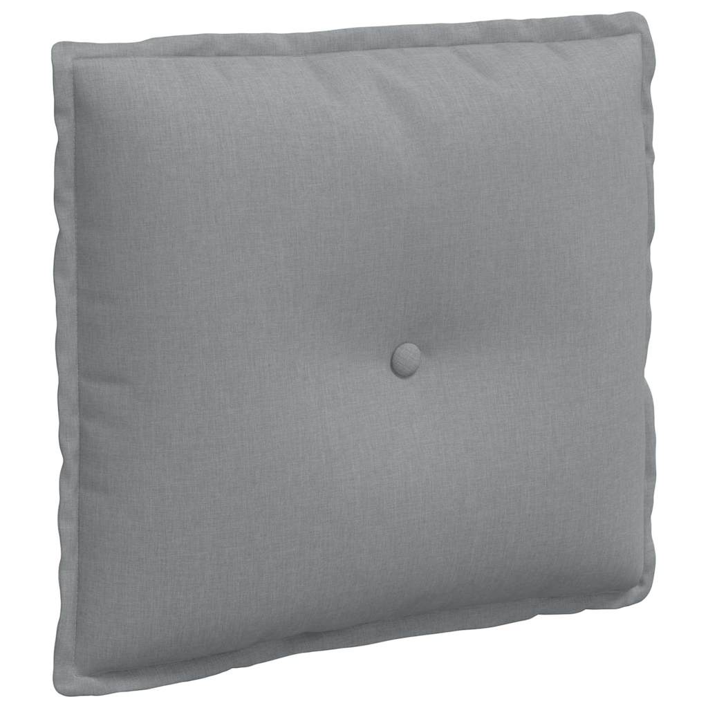 Vidaxx Rückenkissen hellgrau 50 x 19 x 45 cm Stoff
