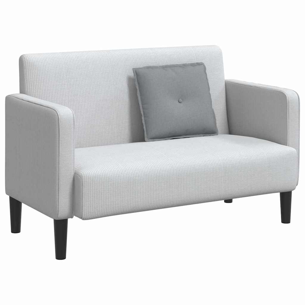 Vidaxx Rückenkissen hellgrau 50 x 19 x 45 cm Stoff