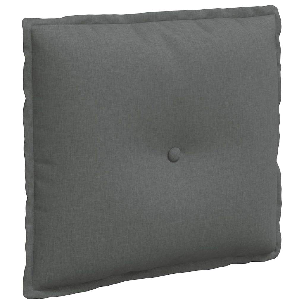 Vidaxx Rückenkissen dunkelgrau 50 x 19 x 45 cm Stoff