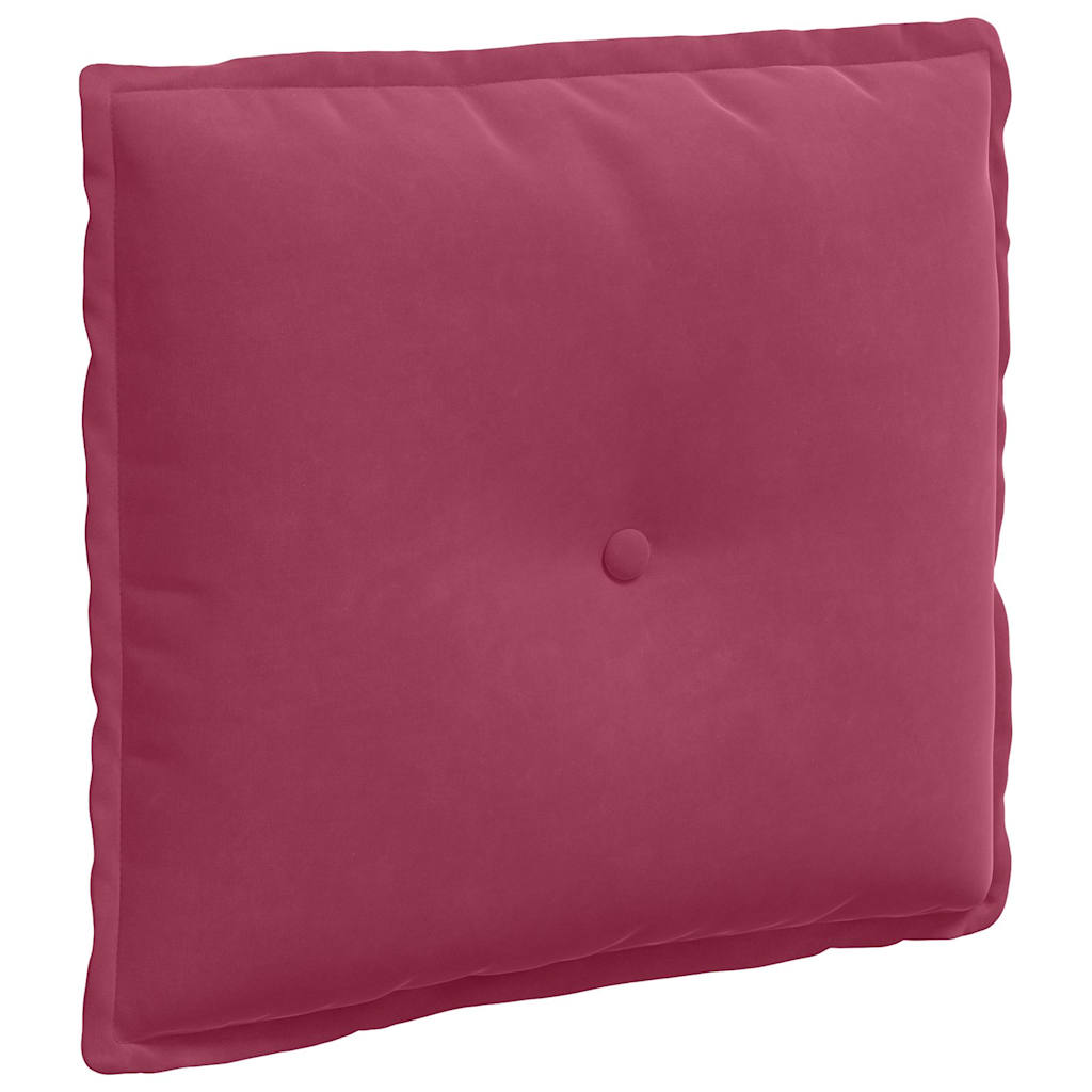 Vidaxx Rückenkissen weinrot 50 x 45 cm Cordstoff