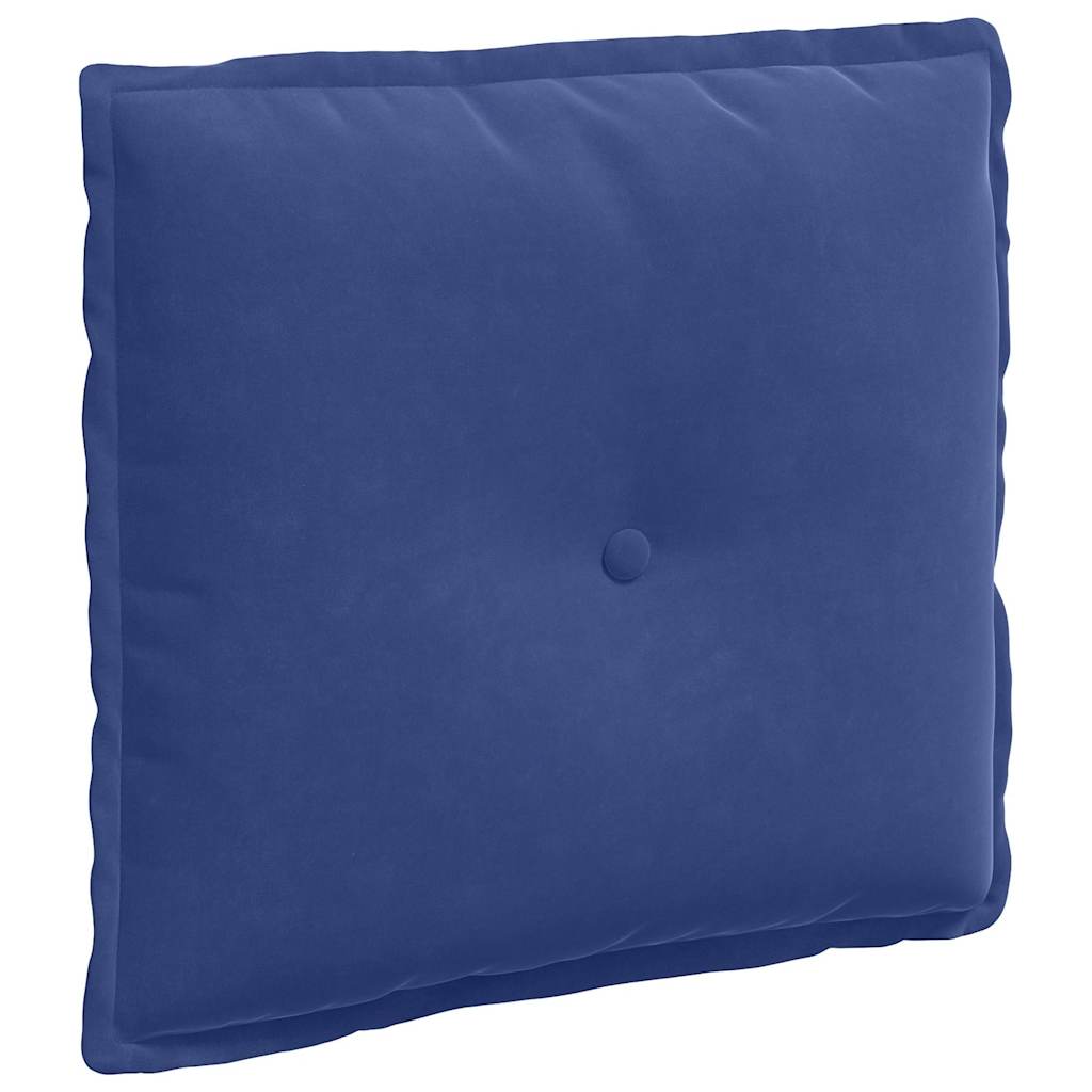 VidaXL Rückenkissen Polizeiblau 50 x 45 cm Cordstoff